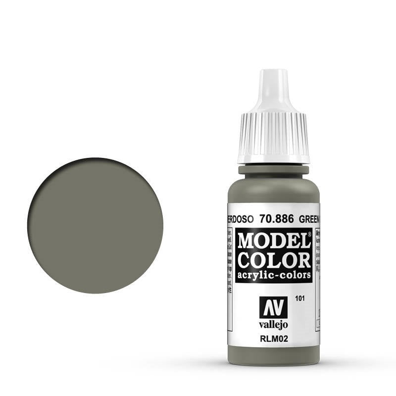 Vallejo Model Colour Green Grey RLM02 17 ml