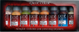 Vallejo Game Colour Skintones 8 Colour Set - Ozzie Collectables
