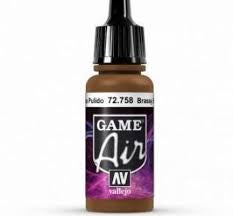 Vallejo Game Air Brassy Brass 17 ml - Ozzie Collectables