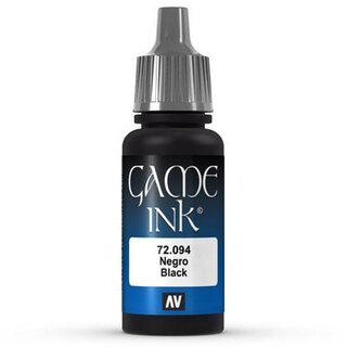 Vallejo Game Colour - Wash - Black 18ml