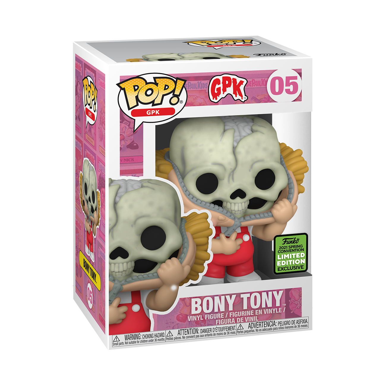 Garbage Pail Kids - Bony Tony ECCC 2021 Spring Convention Exclusive Pop! Vinyl