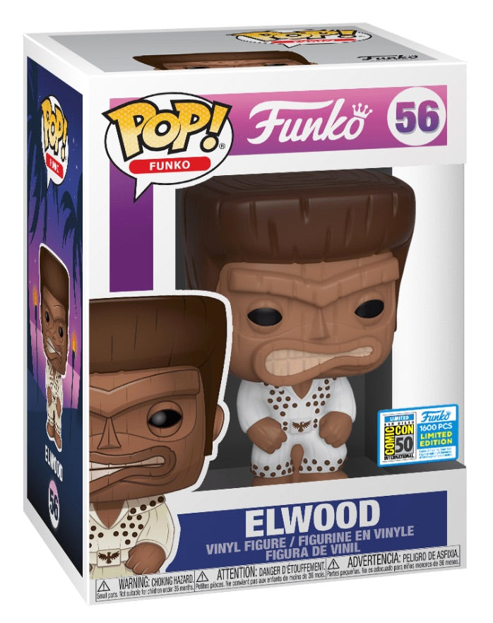 Elwood - Freaky Tiki Fundays 2019 SDCC Exclusive LE 1600 Pcs POP! Vinyl #56 - Ozzie Collectables