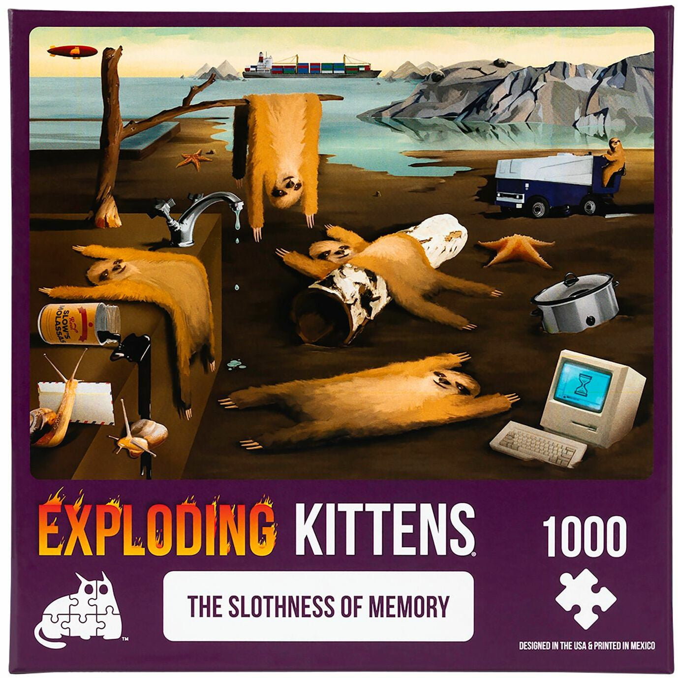 Exploding Kittens Puzzle Slothness of Memory 1,000 pieces