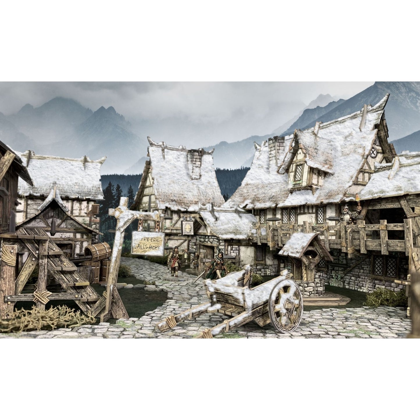 Battle Systems - Fantasy Wargames - Extended Range - Snow-Covered Roofs