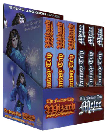 The Fantasy Trip Melee and Wizard POP Display - Ozzie Collectables
