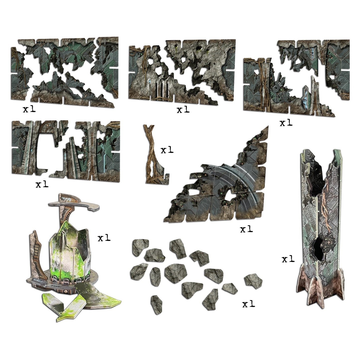 Battle Systems - Sci-Fi - Extended Range - Alien Catacomb Ruins