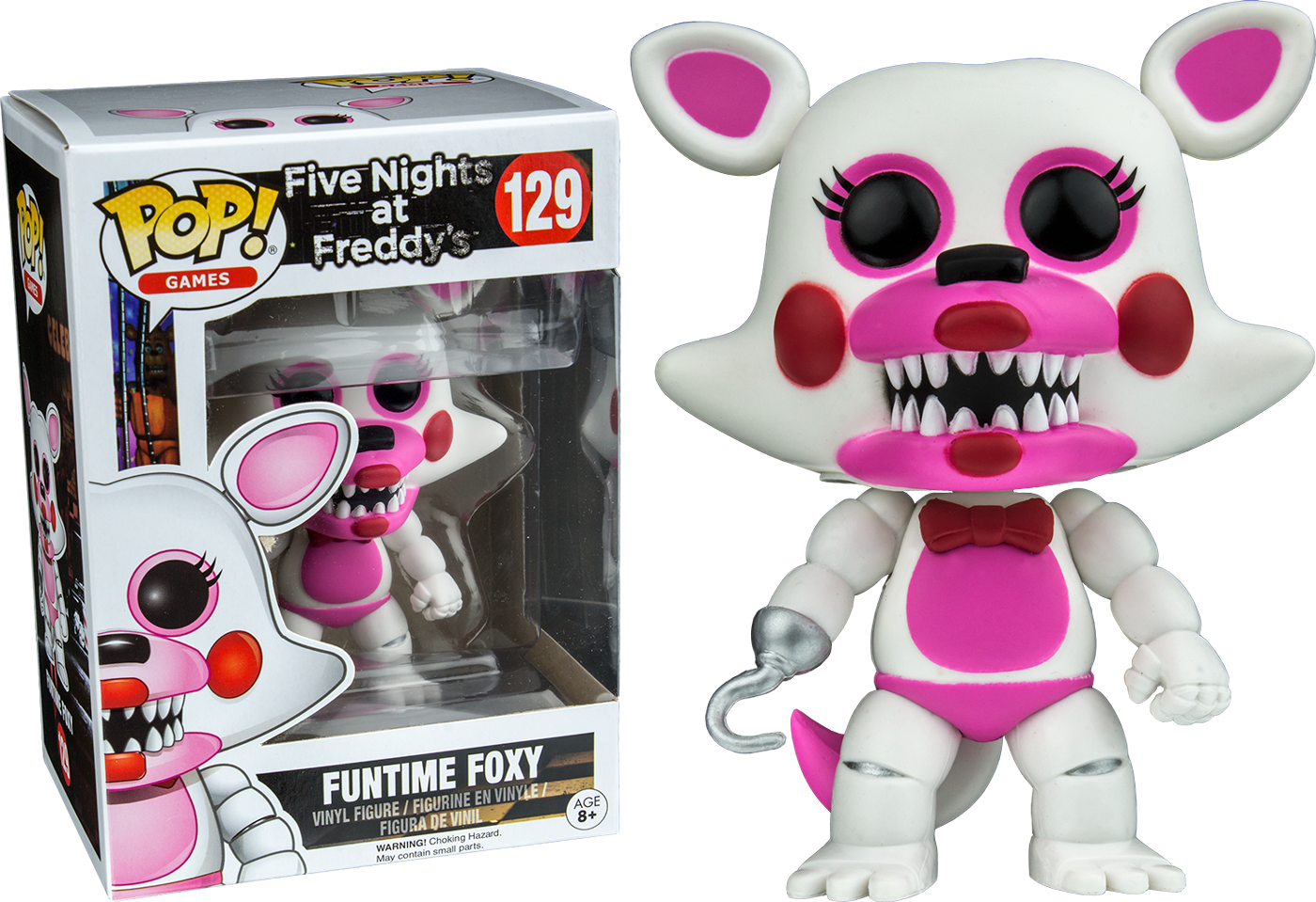 Funtime Foxy - Five Nights at Freddy's US Exclusive Pop! Vinyl #129 - Ozzie Collectables