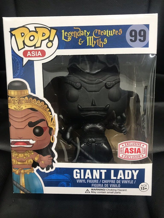 Giant Lady (Matte Black) - Legendary Creatures & Myths POP! Asia Exclusive Vinyl - Ozzie Collectables