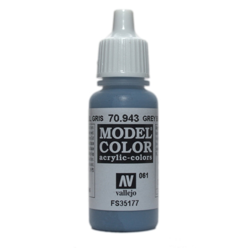 Vallejo Model Colour Grey Blue 17 ml - Ozzie Collectables