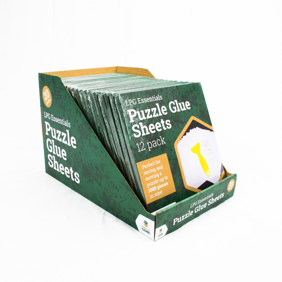LPG Puzzle Glue Sheets Display (20), LPGGS01