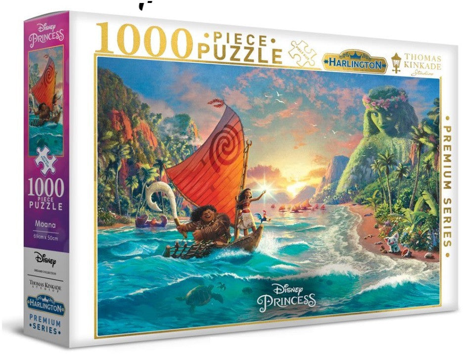 Harlington Thomas Kinkade PQ Disney Moana 1000 pieces