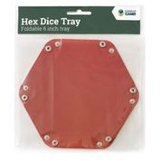 LPG Hex Dice Tray 6" Red