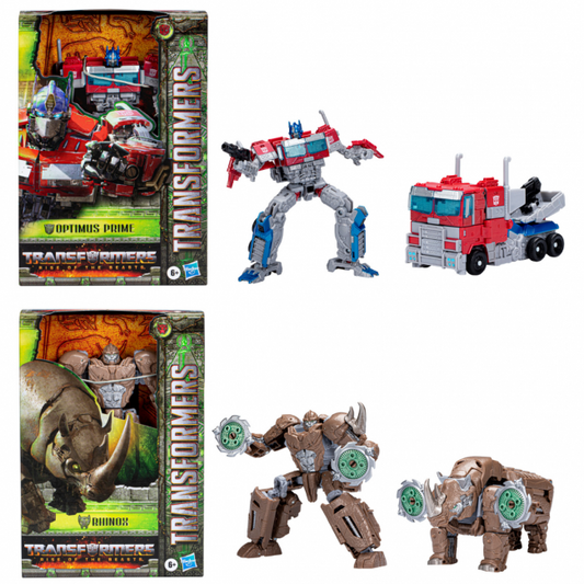 Transformers Rise of the Beasts: Voyager Class Assortment (2)