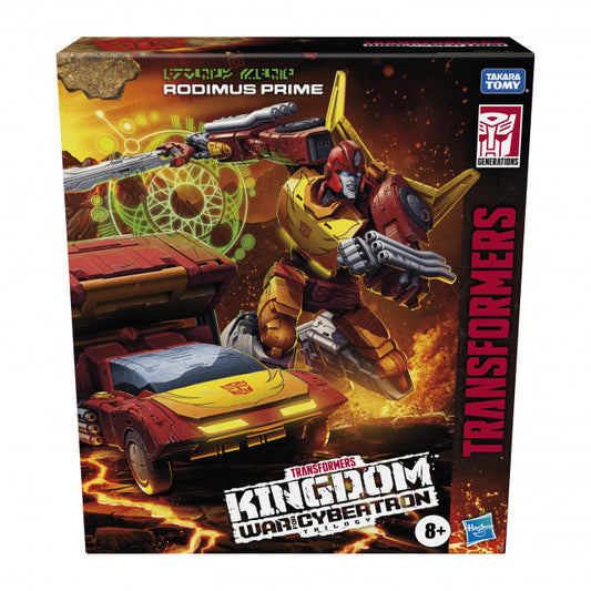 Transformers War for Cybertron Kingdom: Commander Class - Rodimus Prime (WFC-K29) Action Figure