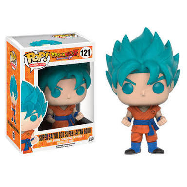 Super Saiyan God Super Saiyan Goku - Dragon Ball Z Resurrection F Animation Pop! Vinyl #121 - Ozzie Collectables