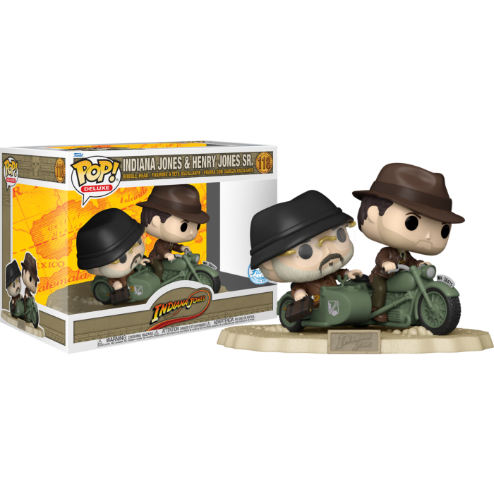 Indiana Jones and the Last Crusade - Indiana & Henry Jones Sr US Exclusive Pop! Ride