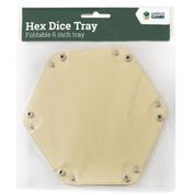 LPG Hex Dice Tray 6" Yellow
