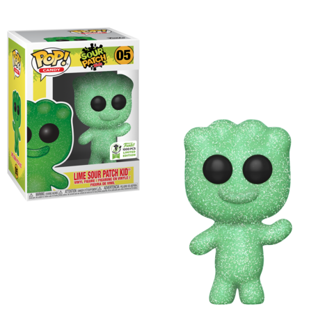 Lime Sour Patch Kid - Sour Patch Kids Emerald Comic Con Funko Stickered Exclusive POP! Vinyl - Ozzie Collectables