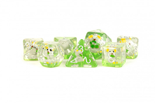 MDG Resin 16mm Poly Dice Set - Koala Dice
