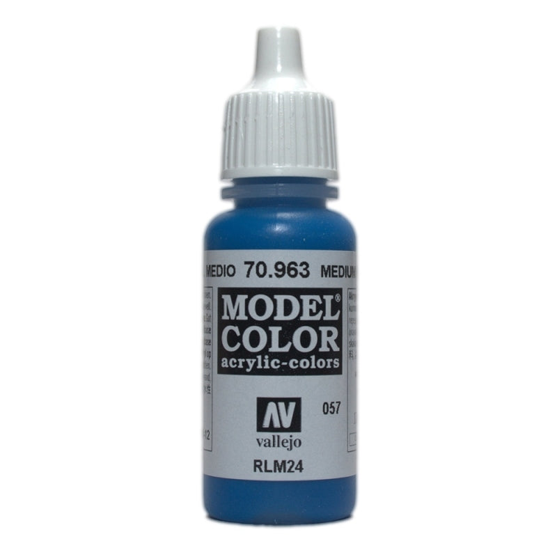 Vallejo Model Colour Medium Blue 17 ml - Ozzie Collectables