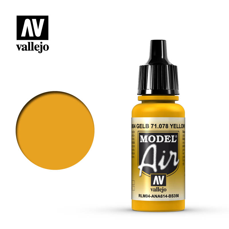 Vallejo Model Air Yellow RLM04 17 ml