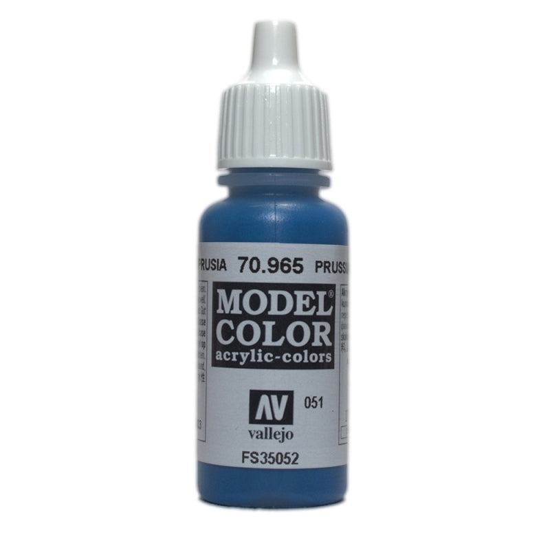Vallejo Model Colour Prussian Blue 17 ml - Ozzie Collectables