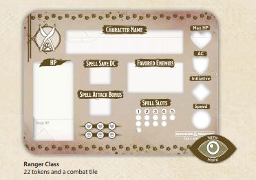 D&D Class Token Set Ranger - Ozzie Collectables