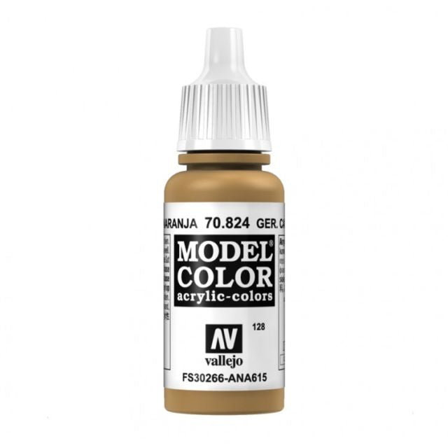 Vallejo Model Colour German Cam Orange Ochre 17 ml - Ozzie Collectables