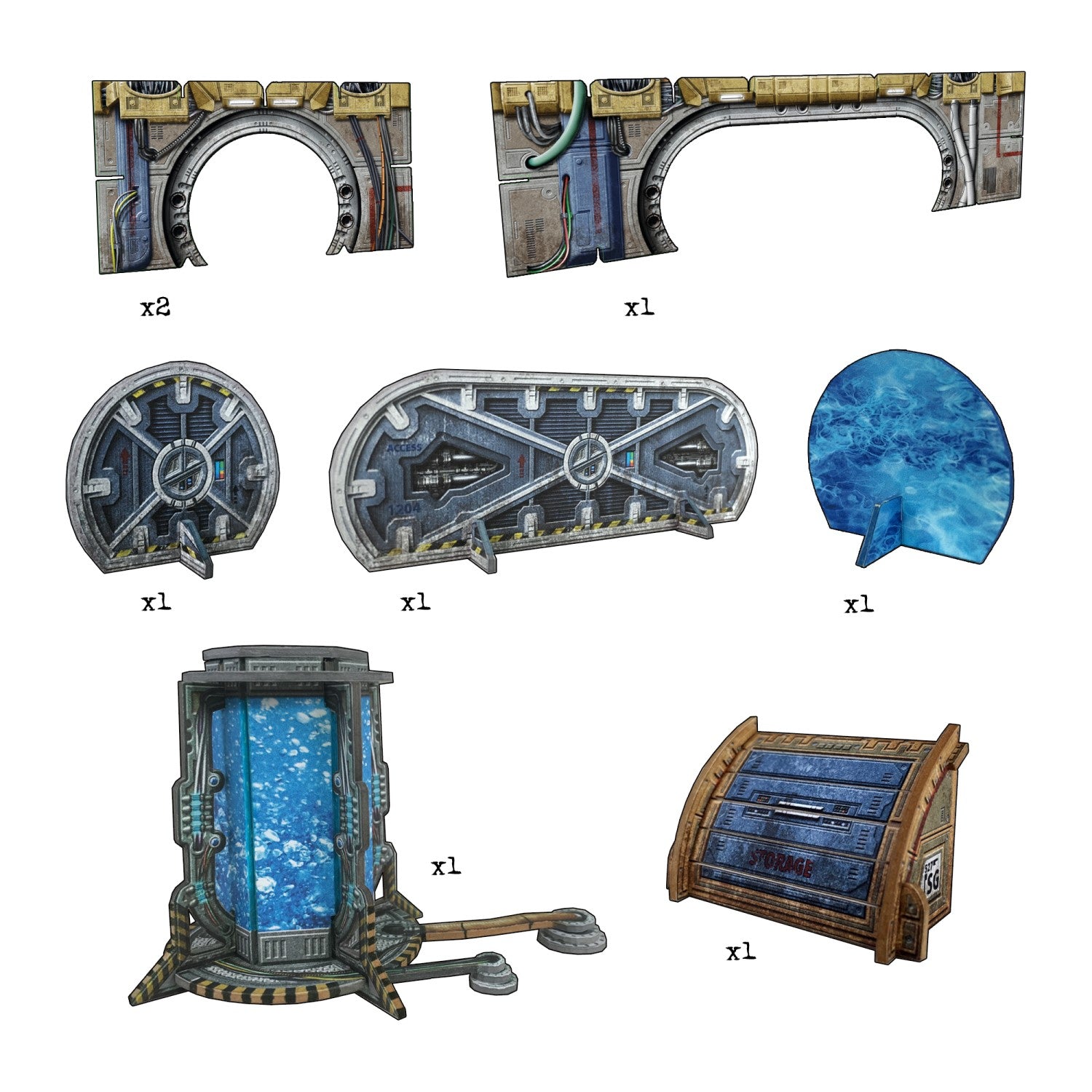 Battle Systems - Sci-Fi - Extended Range - Frontier Doorways & Airlocks
