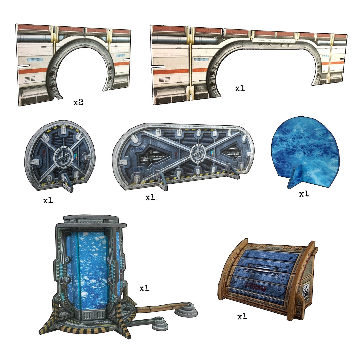 Battle Systems - Sci-Fi - Extended Range - Galactic Doorways & Airlocks