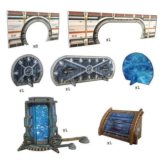 Battle Systems - Sci-Fi - Extended Range - Galactic Doorways & Airlocks