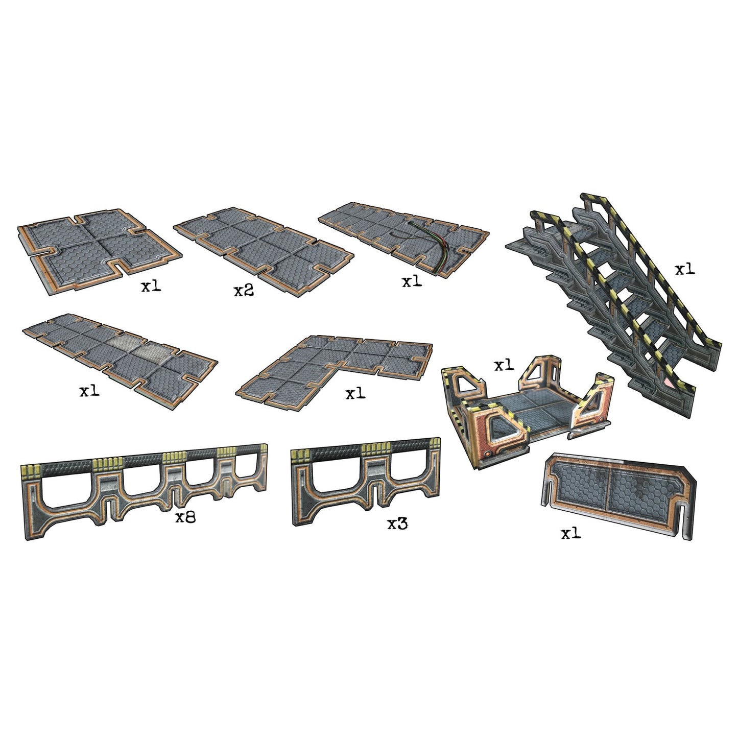 Battle Systems - Sci-Fi - Extended Range - Gantries, Railings & Grav-Lift