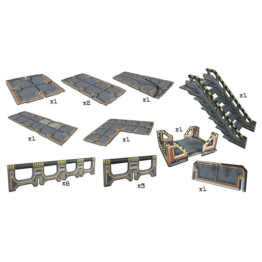 Battle Systems - Sci-Fi - Extended Range - Gantries, Railings & Grav-Lift