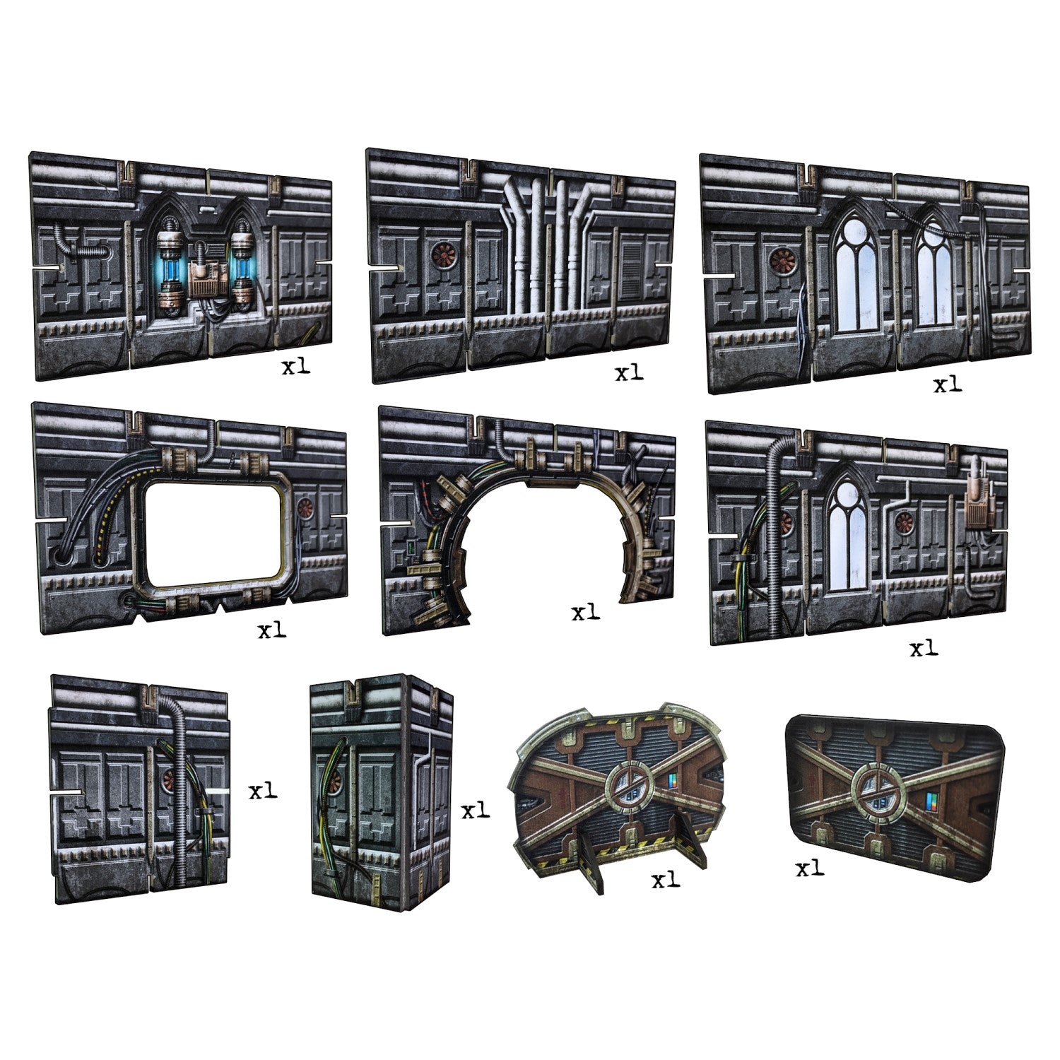 Battle Systems - Sci-Fi - Extended Range - Gothic Walls