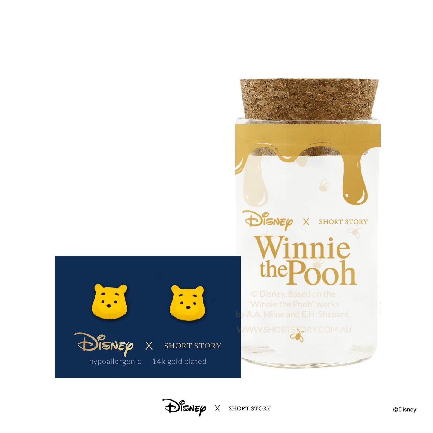 Disney Epoxy Earring Pooh
