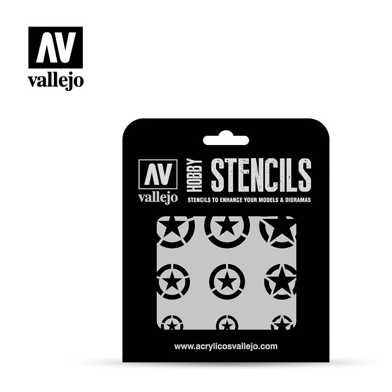 Vallejo Stencils - Air Markings - USAF Markings - Ozzie Collectables