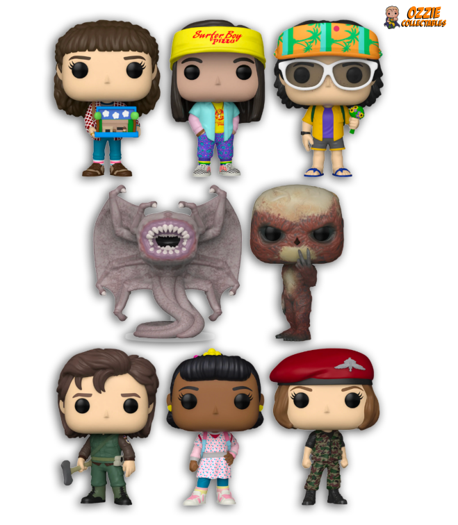 Stranger Things Season 4 Wave 2 Bundle - 8 POP! Vinyls