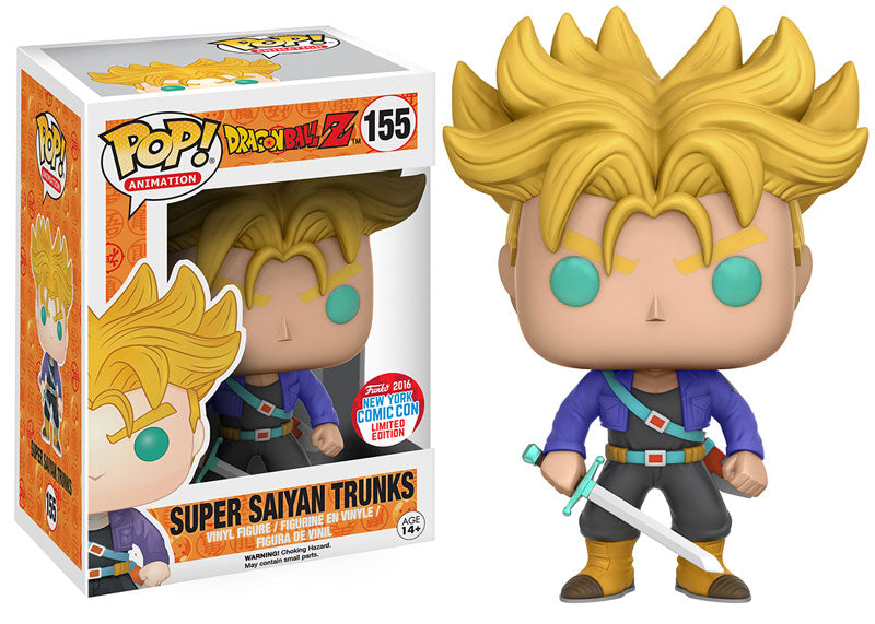 Super Saiyan Trunks - DragonBall Z Animation 2016 NYCC Exclusive POP! Vinyl #155 - Ozzie Collectables