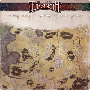 Heroes of Terrinoth Gamemat - Ozzie Collectables