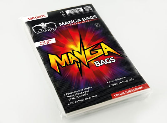 Ultimate Guard Manga Bags Resealable (100) - Ozzie Collectables