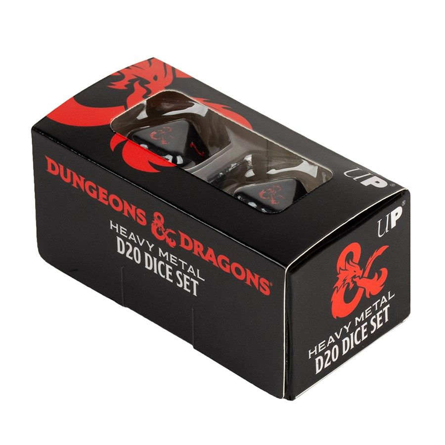Dungeons & Dragons Heavy Metal D20 Dice Set (2) - Ozzie Collectables