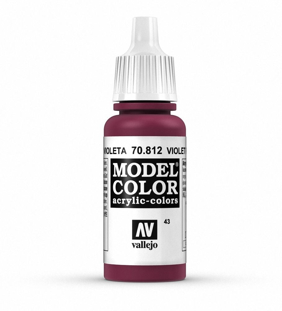 Vallejo Model Colour Violet Red 17 ml - Ozzie Collectables