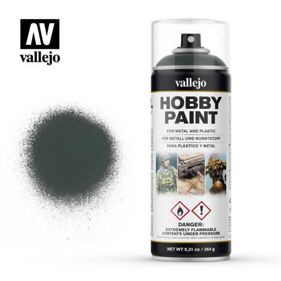 Vallejo Aerosol Dark Green 400ml - Ozzie Collectables