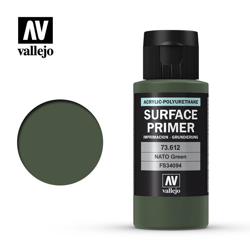 Vallejo Surface Primer NATO Green 60 ml