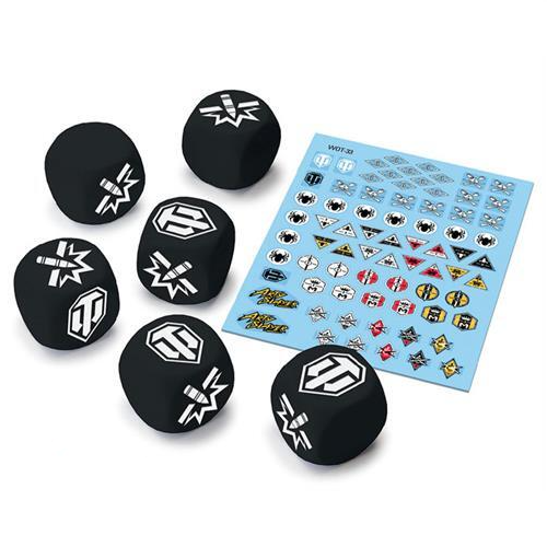 World of Tanks Miniatures Game Tank Ace Dice & Decals