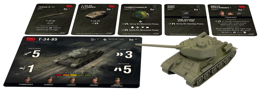 World of Tanks Miniatures Game Wave 7 Soviet T-34-85