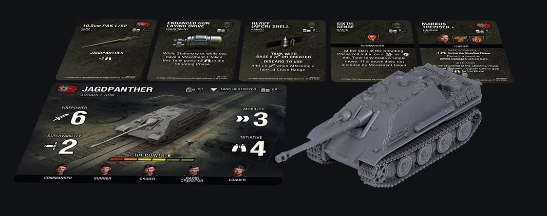 World of Tanks Miniatures Game Wave 11 German Jagdpanther