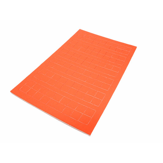 CHX 02703 Counter Sheet Orange Â½" Squares (108)