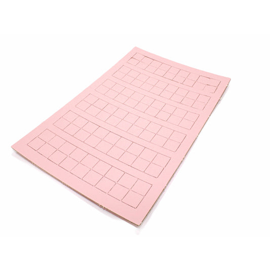 CHX 02714 Counter Sheet Pink Â½" Squares (108)