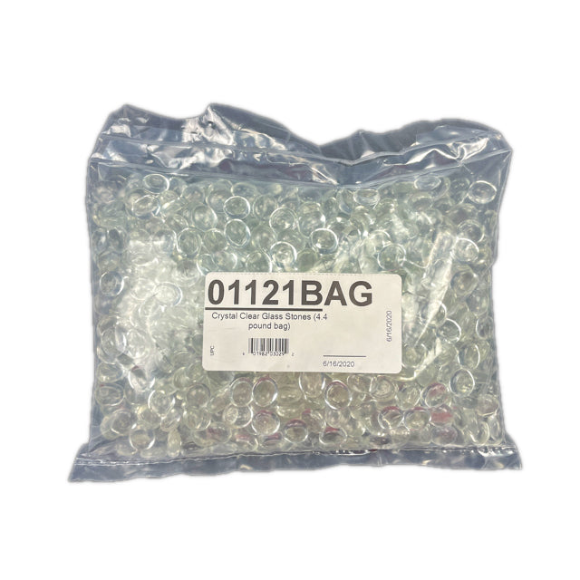 CHX 01121BAG Translucent Clear Glass Stones Bag